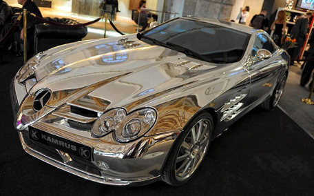 It detailed that the â€œcar is made using 18k white goldâ€.