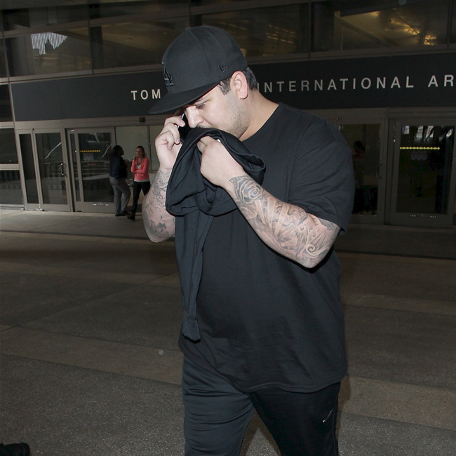 Rob Kardashian Forced to Sell Half of His Sock Line to Kris Jenner