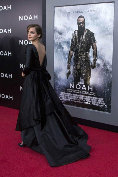 'Noah' premiere: Emma Watson, Russell Crowe - Entertainment - Emirates24|7