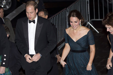 Pregnant and happy: Kate, William dazzle in New York gala dinner ...