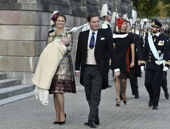 Swedish Prince baptised in royal ceremony - News - Emirates24|7