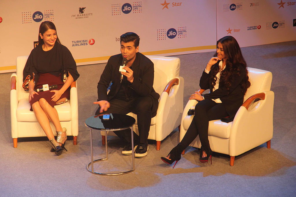 Aishwarya Rai, Anushka, Karan all smiles at MAMI festival