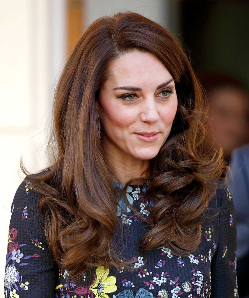 Kate Middleton shows off her new hairstyle as she joins William and