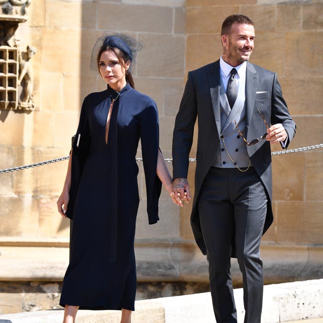 David and Victoria Beckham selling off royal wedding outfits ...
